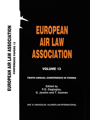 cover image of European Air Law Association Volume 13